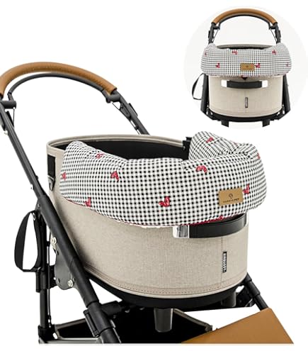 お値下げします♡さくらんぼペットカートクッション　リバーシブル　3点セット ペットカートオプション｜リバーシブルコンフォートクッション